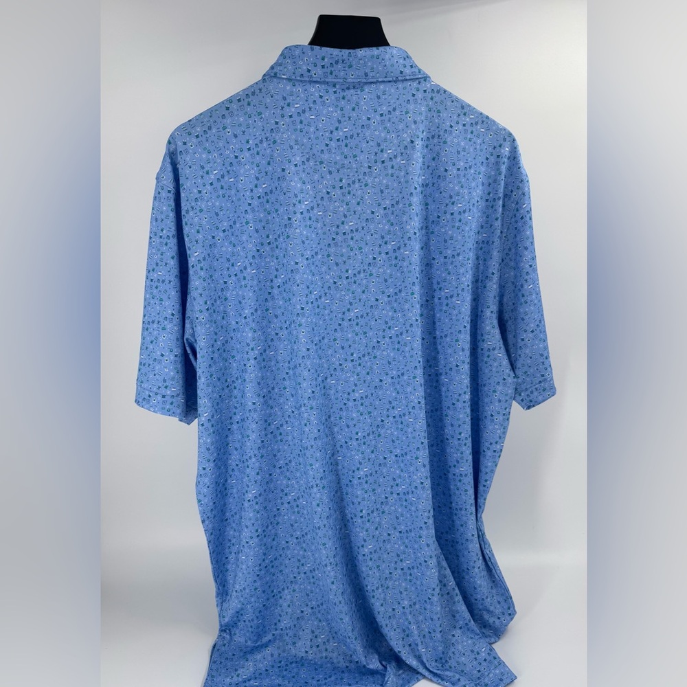 HYDR! Peter Millar "Light Of My Life" SIP Polo - Ole Miss XL - NWT - Picture 4 of 5